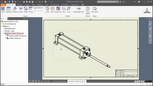 Autodesk Inventor 2021 / 2022 - Advanced Drawing Training - Screenshot_01