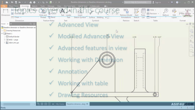 Autodesk Inventor 2021 / 2022 - Advanced Drawing Training - Screenshot_02