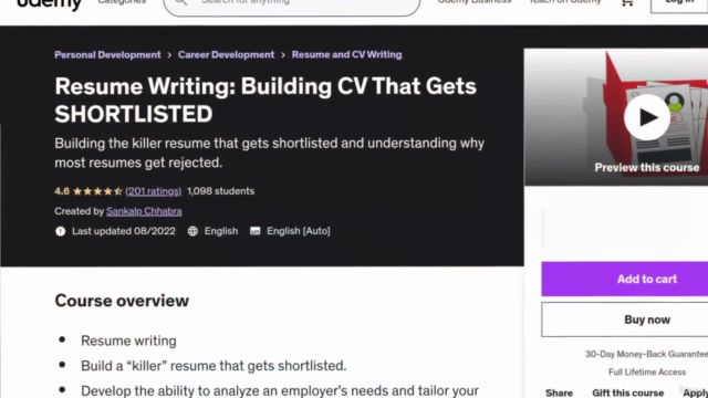 Resume Writing: Building CV That Gets SHORTLISTED - Screenshot_02