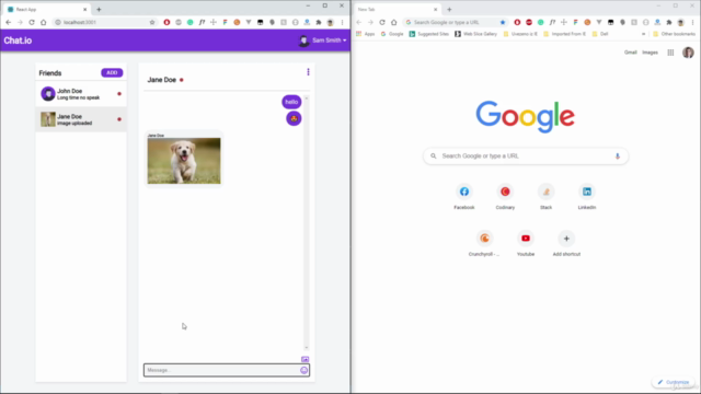 Node.js and React: Build a complete web chat application - Screenshot_04