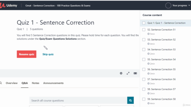 Gmat - Sentence Correction - 180 Practice Questions+3 Tests - Screenshot_03