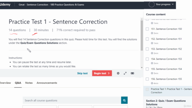 Gmat - Sentence Correction - 180 Practice Questions+3 Tests - Screenshot_04