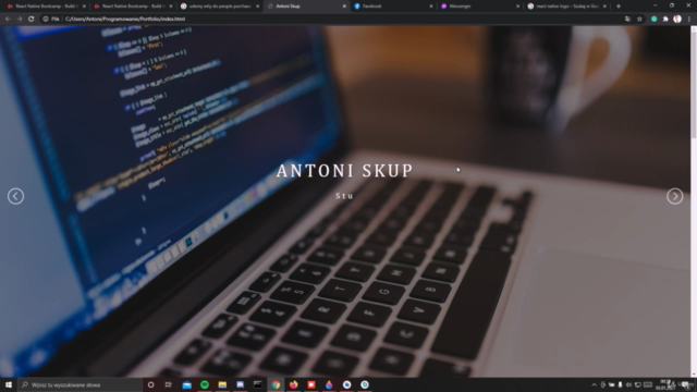React Native bootcamp - Build an Instagram Clone w/Firebase - Screenshot_01