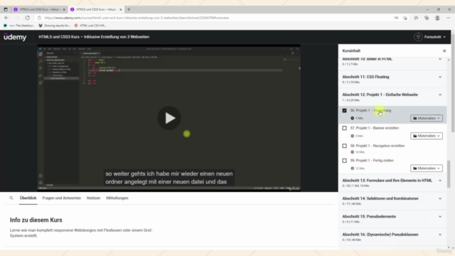 Der optimale und ausführliche HTML5 und CSS3 Komplettkurs - Screenshot_02
