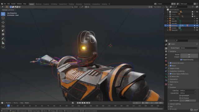 BLENDER: How to create and rig the Iron Giant - Screenshot_04