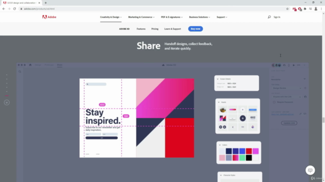 Adobe Xd Masterclass - UI / UX Design From Scratch - Screenshot_01