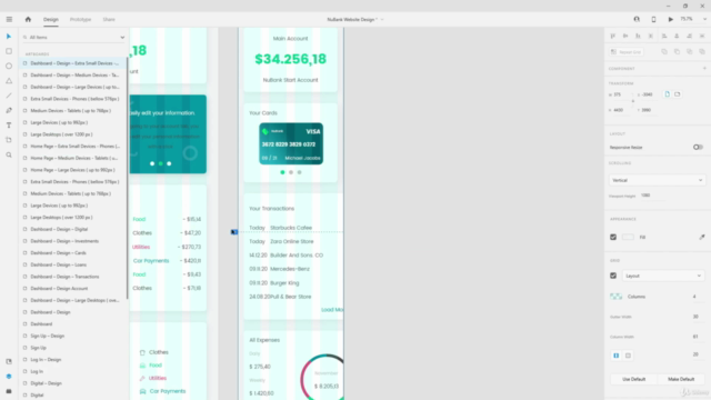 Adobe Xd Masterclass - UI / UX Design From Scratch - Screenshot_03
