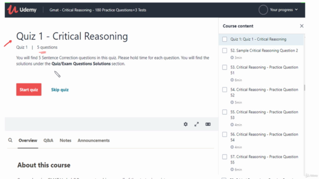 Gmat - Critical Reasoning - 180 Practice Questions+3 Tests - Screenshot_03