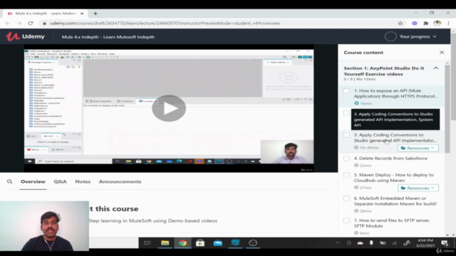 MuleSoft Anypoint Studio for Developers | Mule 4 Indepth MCD - Screenshot_01