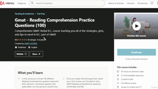 Gmat - Reading Comprehension Practice Questions (100) - Screenshot_01