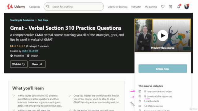 Gmat - Verbal Section 310 Practice Questions - Screenshot_01