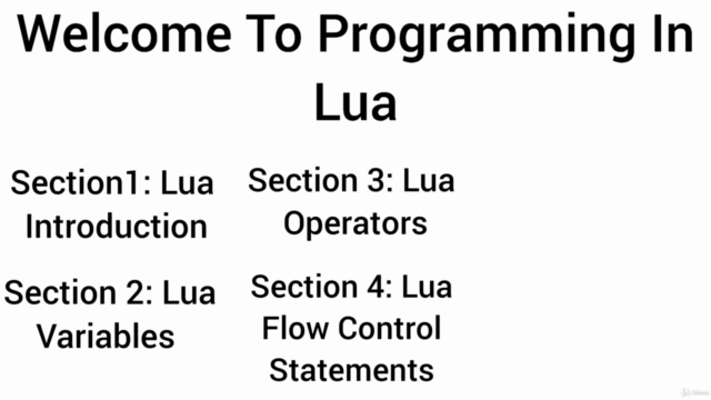 Lua Programming Master The Fundamentals For Beginners - Screenshot_04