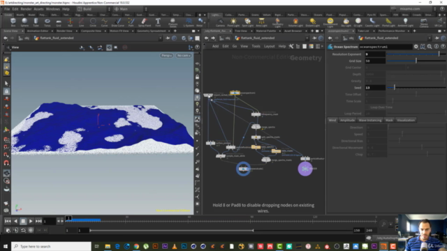 Art Directing Ocean Fluid in Houdini - Screenshot_02