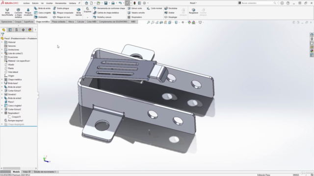 Diseño Con Chapa Metálica en SOLIDWORKS - Screenshot_03