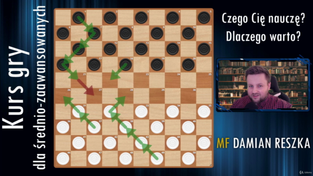 Warcaby 100-polowe - Strategie dla Średnio Zaawansowanych - Screenshot_01