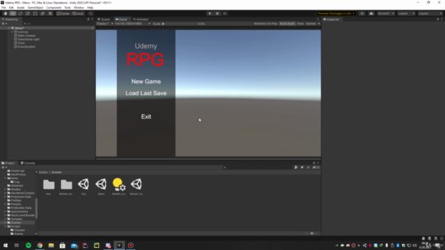 İleri Seviye Unity3D Eğitimi - RPG Oyun Projesi Eşliğinde - Screenshot_03