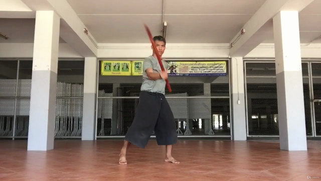 Single Sword level 1 in Krabikrabong martial art of Thailand - Screenshot_01