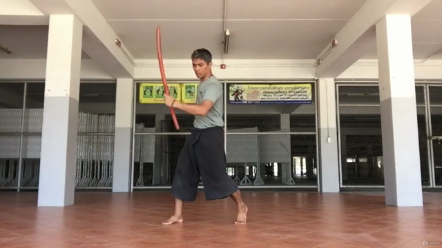 Single Sword level 1 in Krabikrabong martial art of Thailand - Screenshot_02