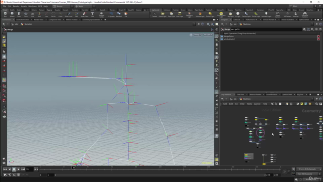 Humanoid Rigging For Games Using Houdini And KineFX - Screenshot_01