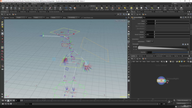 Humanoid Rigging For Games Using Houdini And KineFX - Screenshot_03