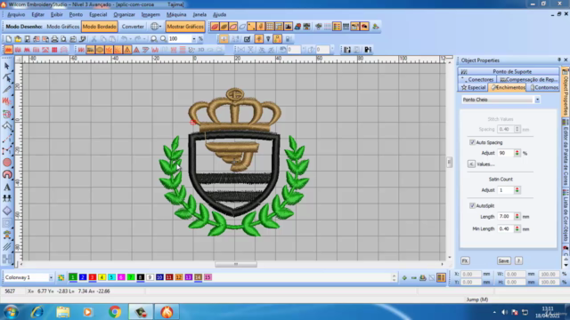 Matrizes de bordado com wilcom desenho profissional - Screenshot_01