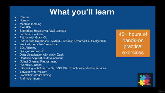 Mega Python - Pandas, Numpy, ML, APIs, GraphQL, AWS, PySpark - Screenshot_03