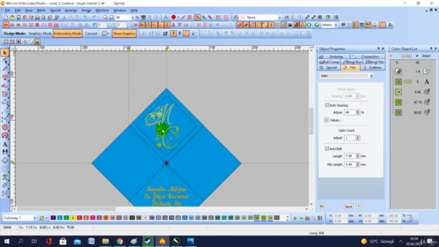 Wilcom Embroidery Studio e2 Öğrenin - Screenshot_04
