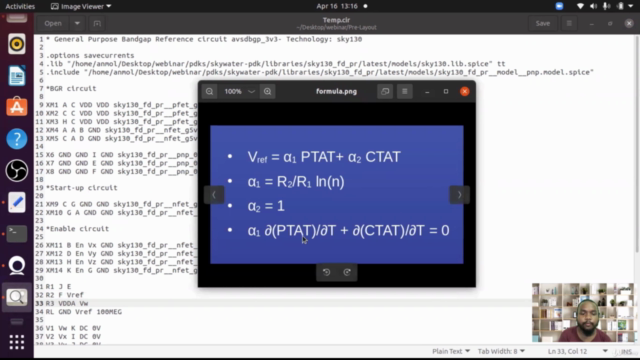 VSD Intern - Analog Bandgap Reference design using Sky130 - Screenshot_01