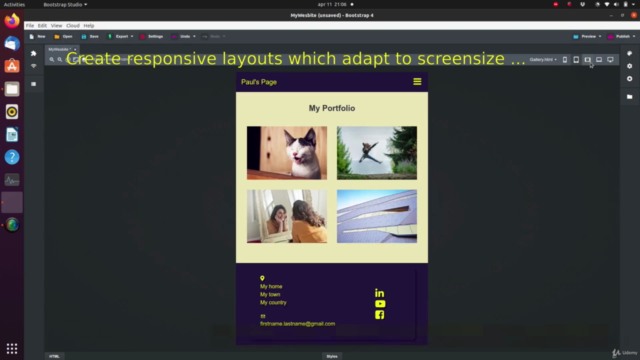 Create Responsive Websites with Bootstrap Studio v5.8.3 - Screenshot_01