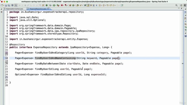 Build Production Ready REST API in Spring Boot - Expense App - Screenshot_03