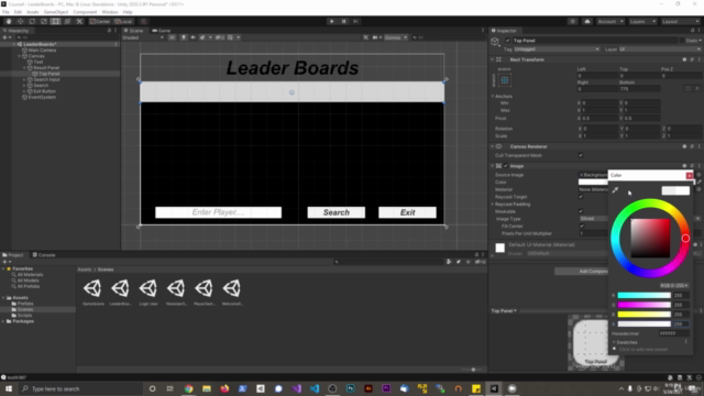 Unity + SQL Databases Player Management Leaderboards + More! - Screenshot_03