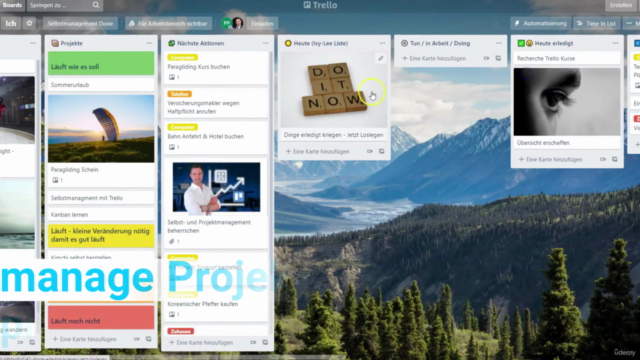 Trello anwenden | Agiles Kanban Selbst- & Projektmanagement - Screenshot_03