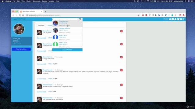 Build a Social Network from Scratch: JavaScript PHP + MySQL - Screenshot_03