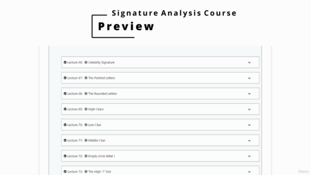 Complete Graphology Signature Analysis Certification Course - Screenshot_03