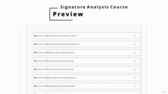 Complete Graphology Signature Analysis Certification Course - Screenshot_04