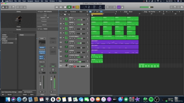 Music Production in Logic Pro x - Hip Hop Course Logic Pro x - Screenshot_01