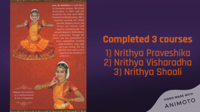 Learn Bharatanatyam| Dr.Padma Subrahmanyam Disciple| Naveena - Screenshot_01