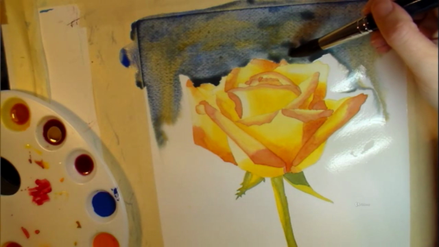 Paint a Watercolor Rose - Watercolor Painting for Beginners - Screenshot_02