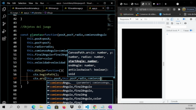 Videojuegos con Javascript y Canvas 2024 - Screenshot_01