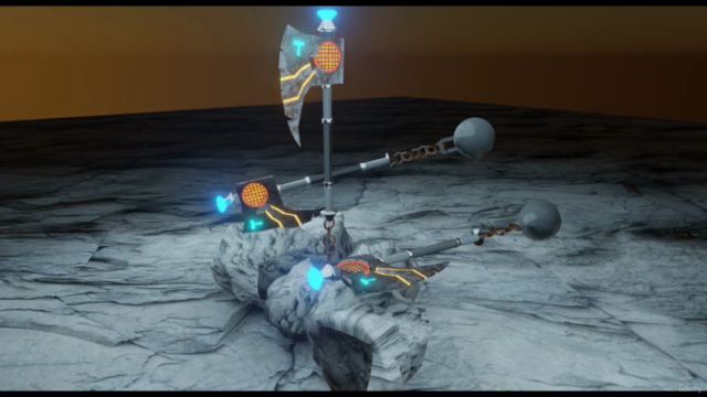 real worrier axe in blender | blender animation, modelling | - Screenshot_02