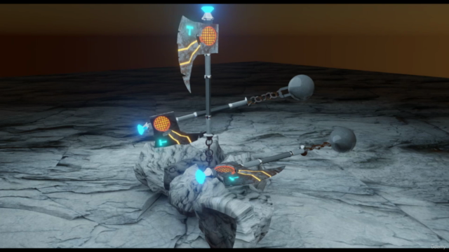 real worrier axe in blender | blender animation, modelling | - Screenshot_04