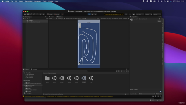 【初心者向け】Unityで電流イライラ棒風ゲームを作る方法 - Screenshot_01