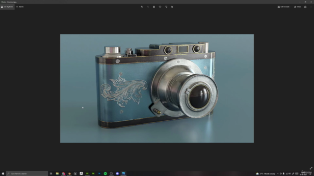 Create a Camera in Blender 3D and Substance Painter - Screenshot_01