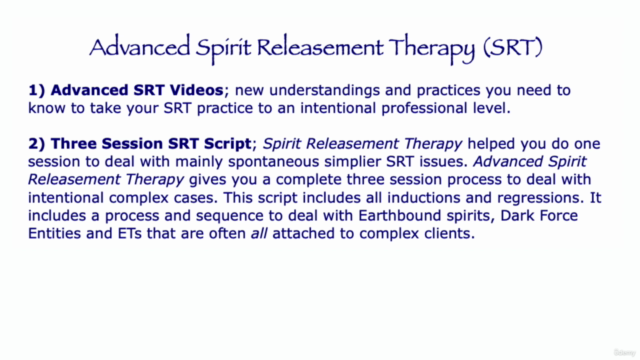 Spirit Releasement Therapy - Advanced Demonstrated - Screenshot_01