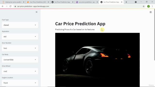 Data Science: Car Price Prediction-Model Building Deployment - Screenshot_04