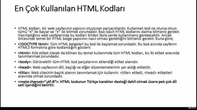 Yeni Başlayanlar için HTML Kursu - Screenshot_02