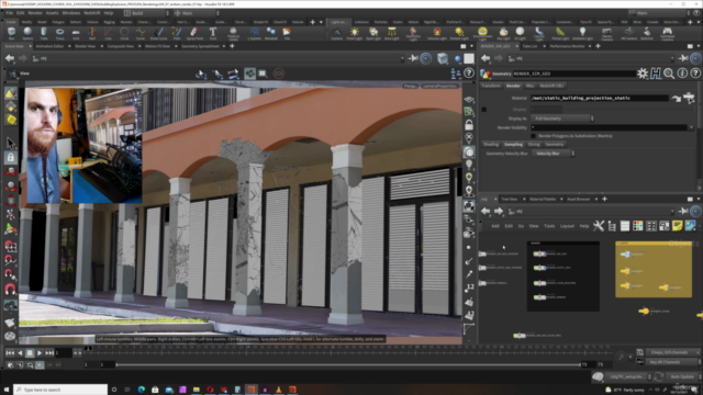 Houdini FX : Creating a Building Explosion - Screenshot_01