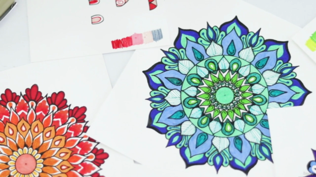 Mesmerizing Mandalas- Learn to Draw 7 Colorful Mini Mandalas - Screenshot_01