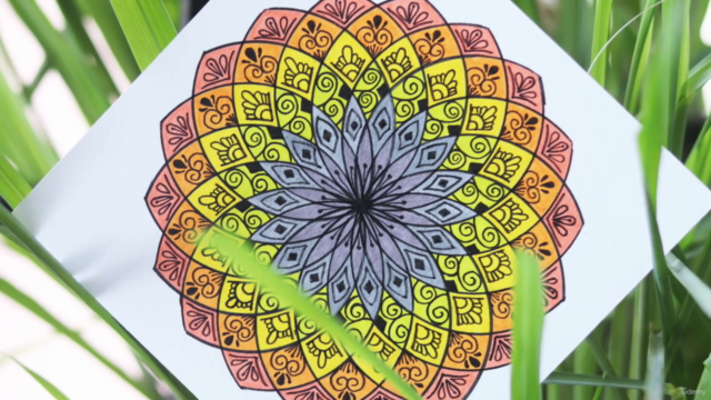 Mesmerizing Mandalas- Learn to Draw 7 Colorful Mini Mandalas - Screenshot_03