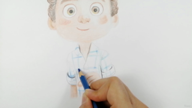 How to Sketch & Draw Cartoon Character with Colored Pencil - Screenshot_01